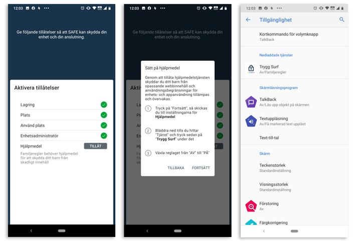 KS-Bredband-Trygg-Surf-Guide-Installera barnprofil Android-13