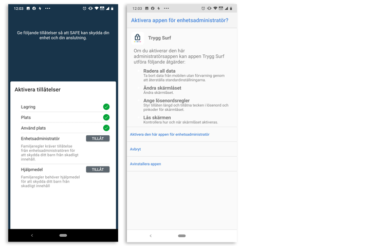 KS-Bredband-Trygg-Surf-Guide-Installera barnprofil Android-12